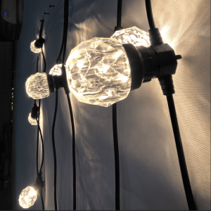 IP67 waterproof landscape LED string lights for outdoor garden patio wedding and cafe decorative lighting