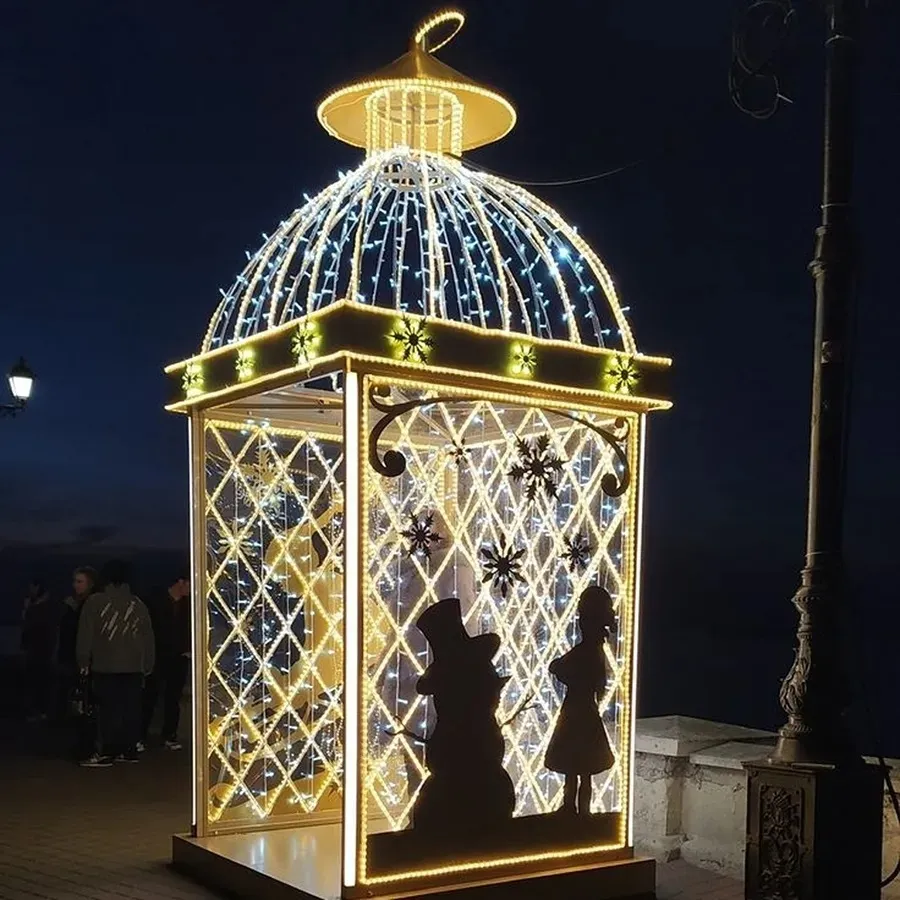 Large Ramadan Lantern Light Outdoor Decoration large ramadan lantern light decoration outdoor motif lighting for eid festival street and public square