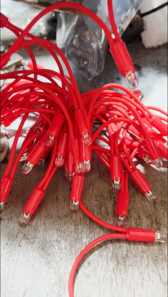 Red LED String Light Production video thumbnail