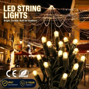 Home IP67 fairy lights for outdoor commercial street decorative lighting projects