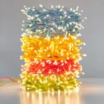 Multicolor PVC wire string lights with several wire color options for project decoration