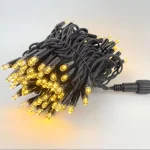 10 m 100 LED H03RN-F rubber string lights with connector