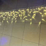 H03RN white rubber cable icicle light