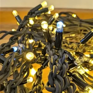 IP65 rubber cable wedding string lights with warm white LEDs