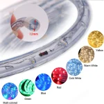 IP67 outdoor flexible rope lights