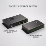 SN-510 master and EN-408 sub-controller for DMX512 pixel lights