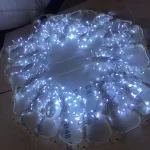 warm white 3500K waterfall curtain lights